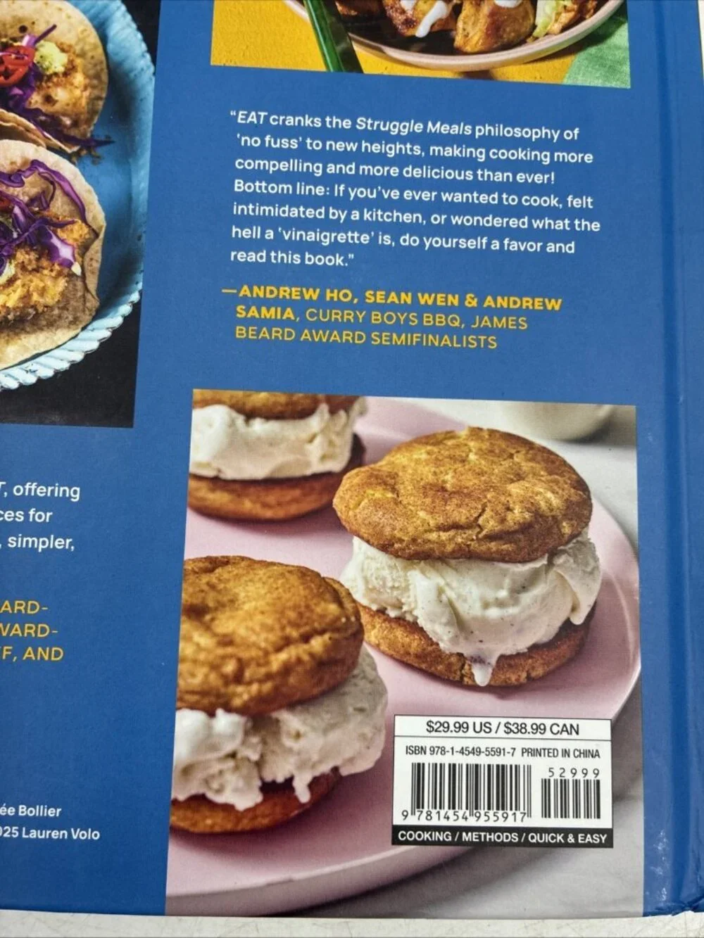 EAT Easy Affordable Tasty Frankie Celenza Cookbook 2025 Hardcover